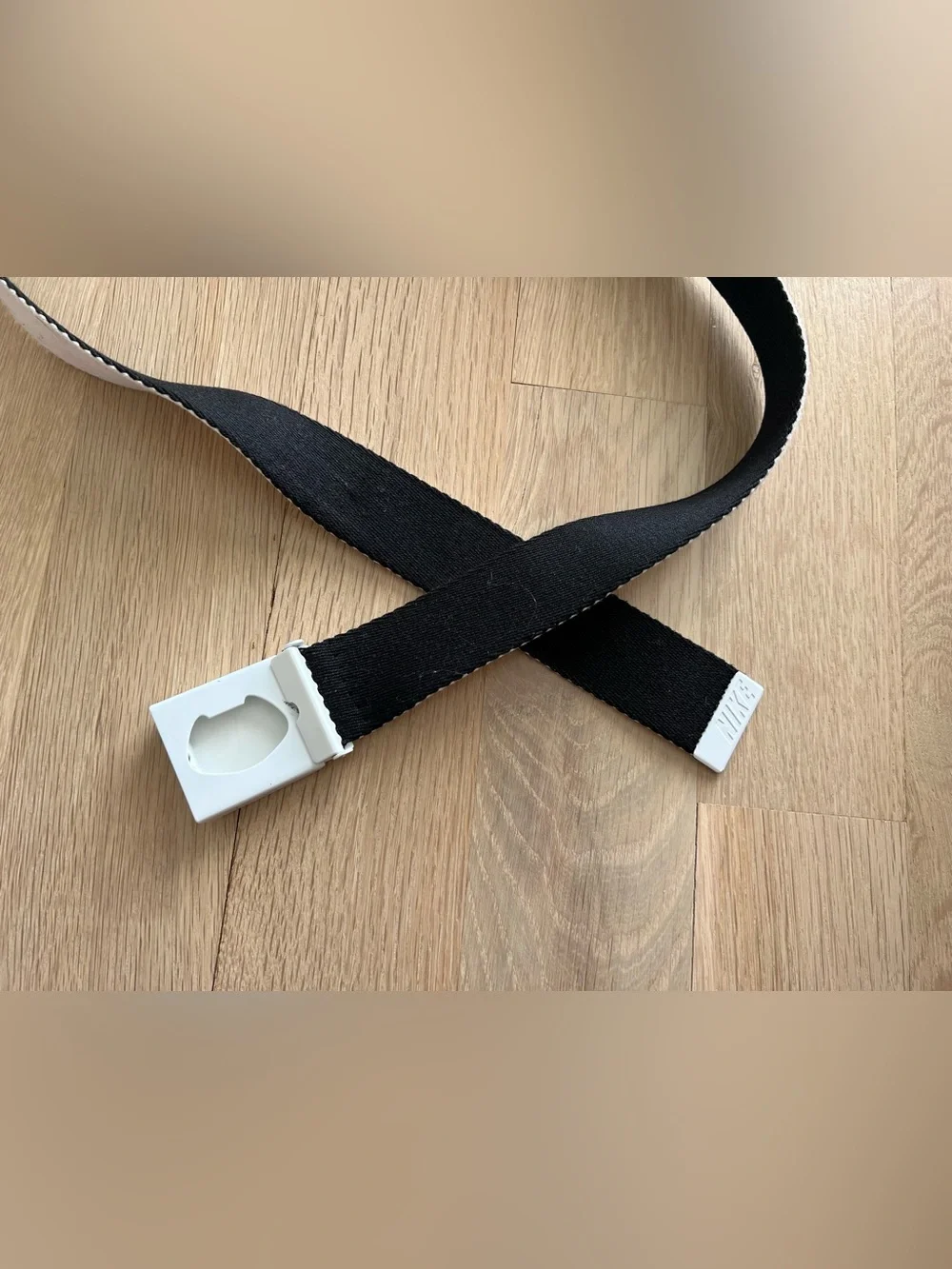 Nike Men's White Reversible Golf Belt